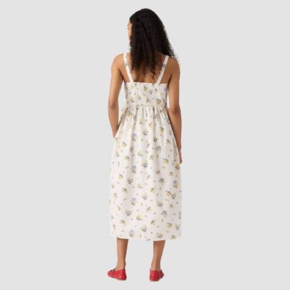 Levi's Adore Floral Midi Dress - NWT szL - Picture 2 of 7